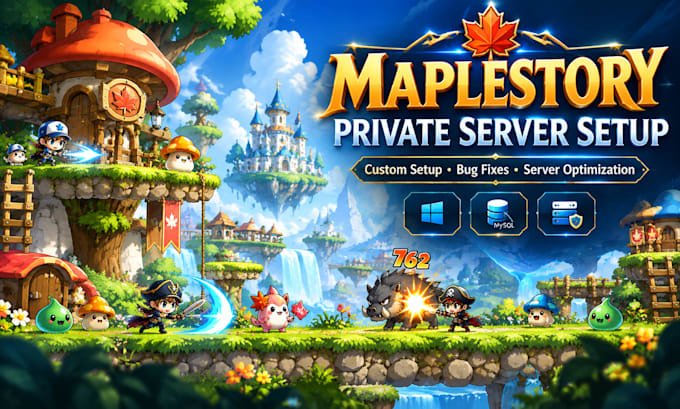setup, customize, fix and optimize your maplestory private server
