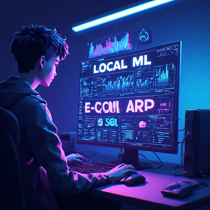 build a local ml ecommerce forecasting app in streamlit sql
