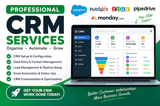 setup crm and workflow