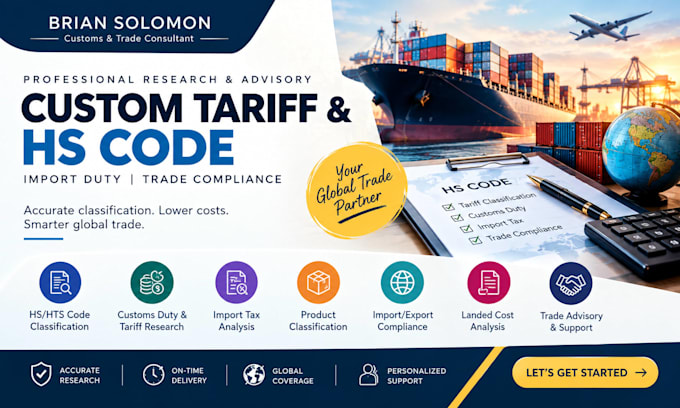 research custom tariff, hs code and customs duty rates