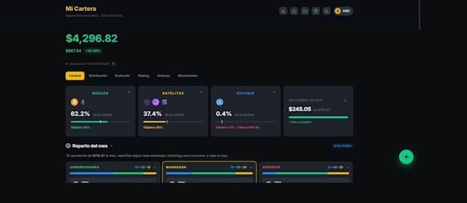 build your crypto or finance portfolio tracker app
