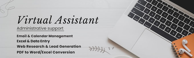 be your vitual assistant for excel data entry and canva
