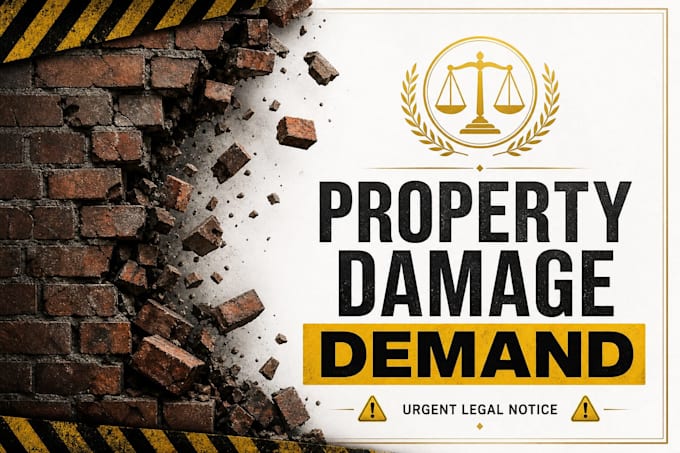 write a property damage demand letter for repair costs