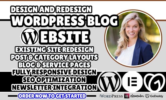 wordpress blog website design, wordpress blog website redesign