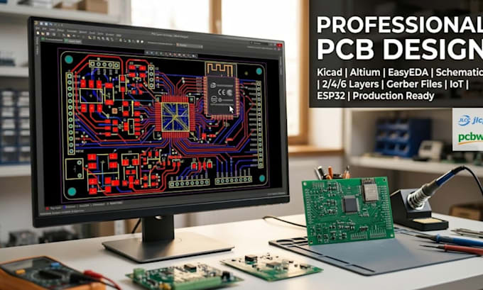 do pcb design, schematic design, and custom pcb layout