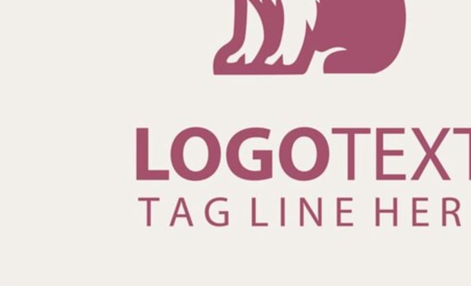 create dog design logo