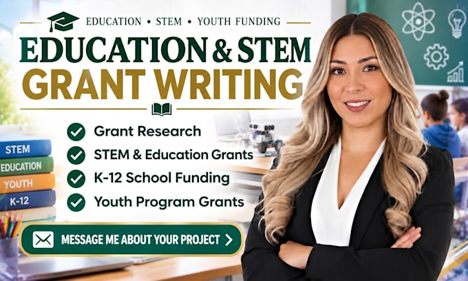 do education stem youth program grant writing proposal research k12 schools fund