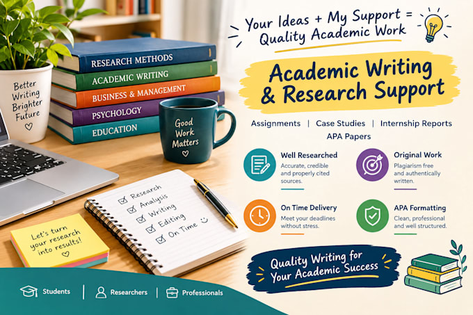 do assignments, case studies and internship reports, apa papers