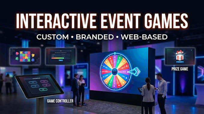 create interactive event games