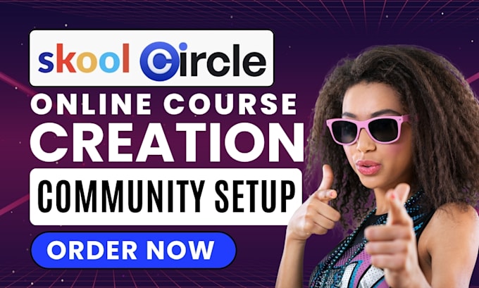 setup skool community skool online course content writing circle so community