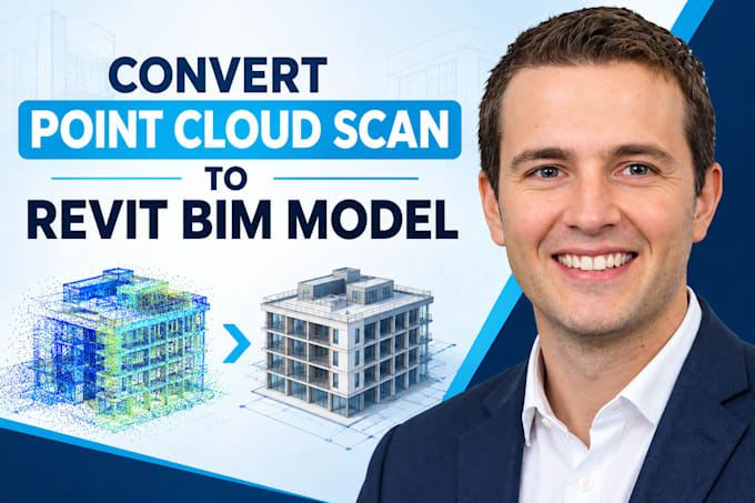convert point cloud scan to revit bim model as built lod 200