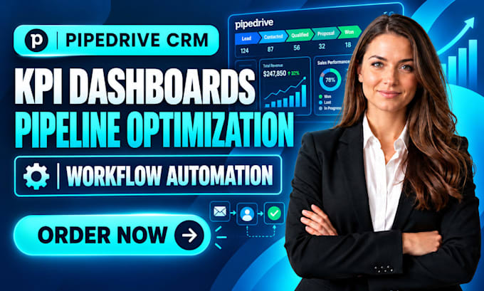 setup pipedrive kpi dashboards pipeline optimization workflow automation