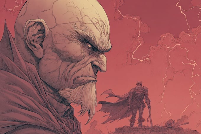design custom comic characters and comic illustrations