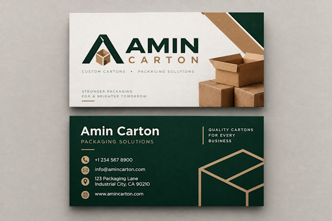 design a modern business card
