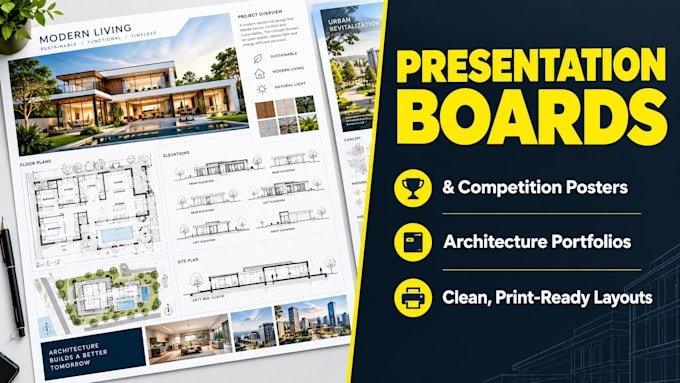 stunning architectural presentation boards and competition posters