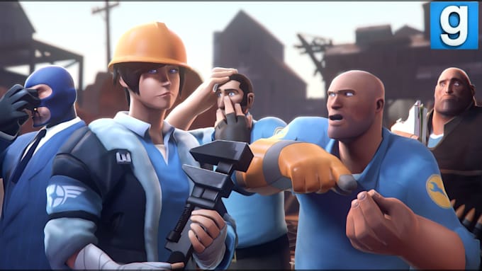 create custom sfm moel and port character gmod