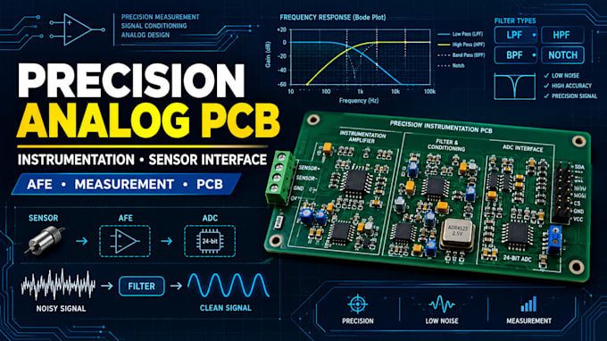 design precision analog and instrumentation pcb