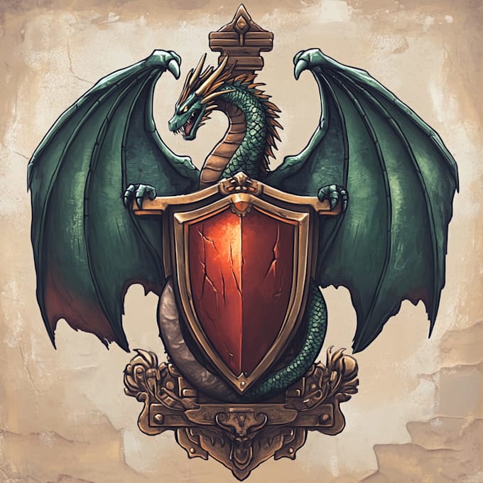 do fantasy game logo and branding