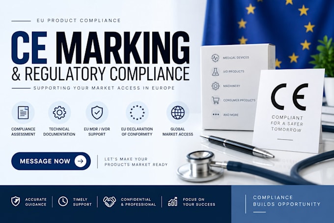 provide ce marking, fda, ukca medical device compliance consulting, documents