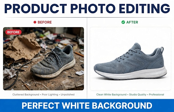 do amazon product photo editing, white background, ghost mannequin effect