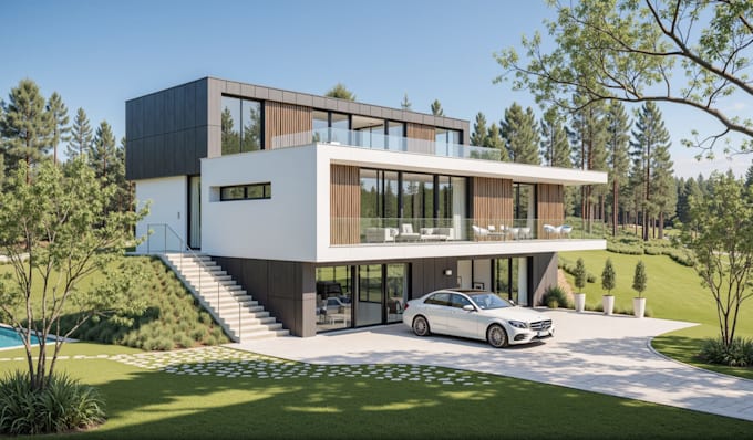 create architectural modeling and rendering