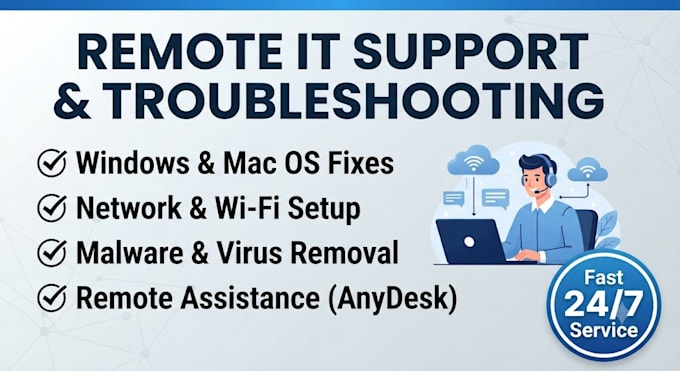 provide expert remote IT support and troubleshooting