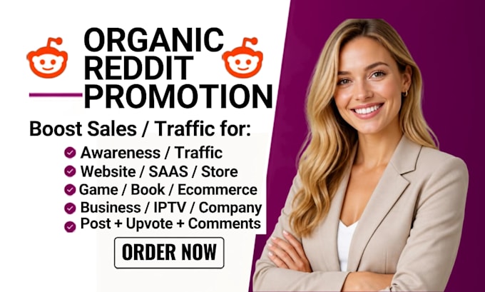 promote brand, saas, ai tools, product with reddit seo post