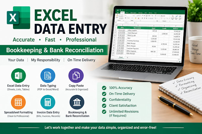 excel data entry services