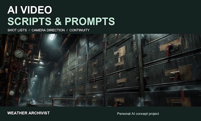 write ai video scripts with shot lists and cinematic prompts