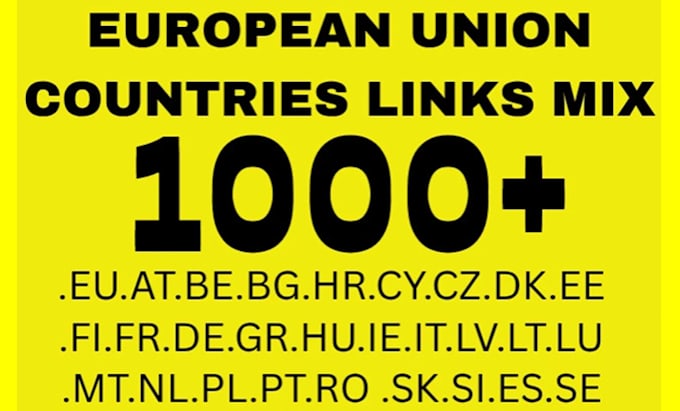 1000 european domains backlinks