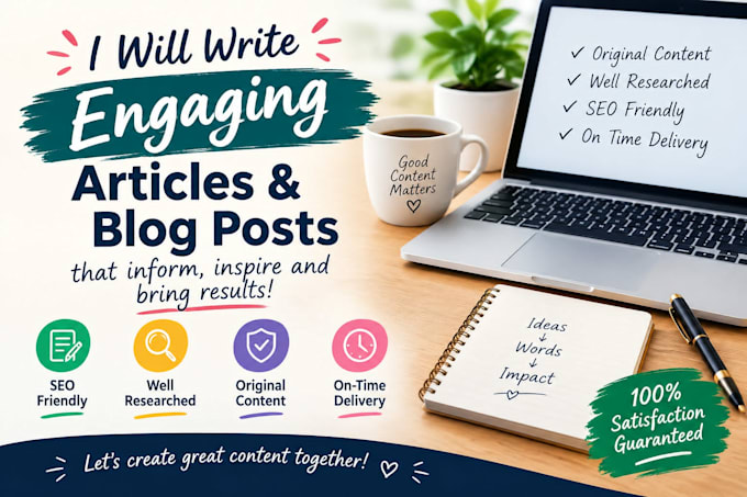write engaging articles and blog posts