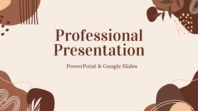 design a professional canva presentation