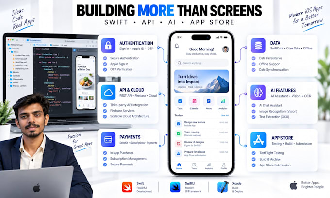 develop a professional ios app for iphone and ipad