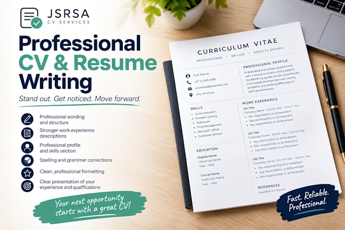 professionally rewrite your CV and resume