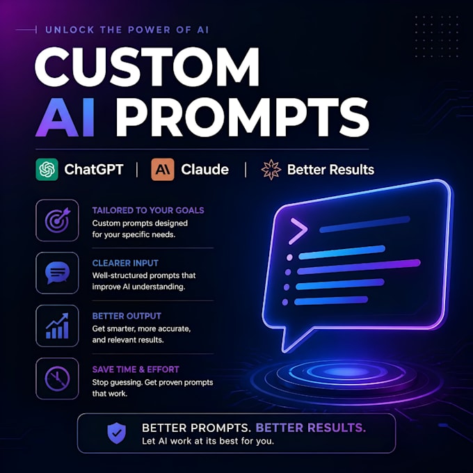 write powerful ai prompts for chatgpt, claude, and other ai tools