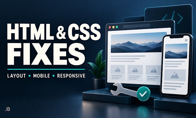 fix HTML CSS bugs and mobile responsive layout issues