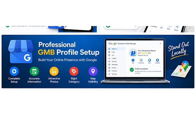 create and optimize your google business profile