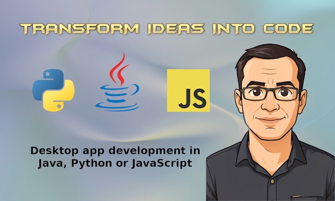 develop custom applications in java, python or javascript