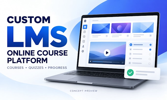 build a custom lms website for your courses and training