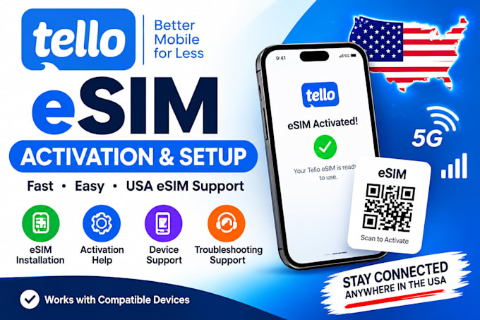 activate and set up your tello esim