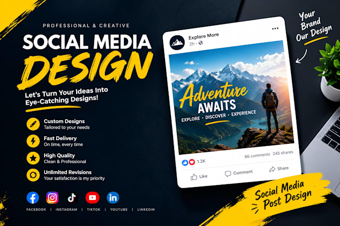 design social media posts and graphics