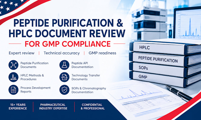 review peptide purification and hplc documents for gmp compliance