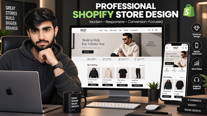 design a professional shopify store