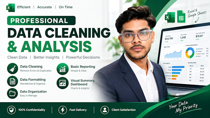 do professional data organization and business reporting