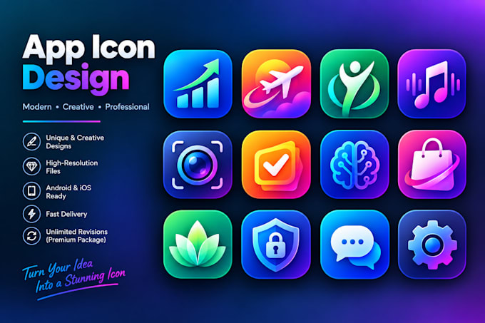 desgin professional app icon