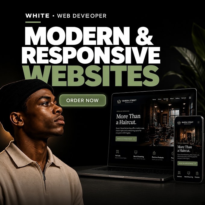 build a clean modern mobile friendly business website
