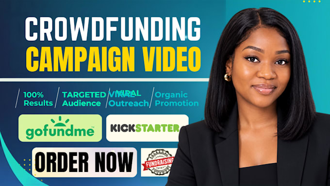 create crowdfunding video for gofundme, kickstarter, indiegogo