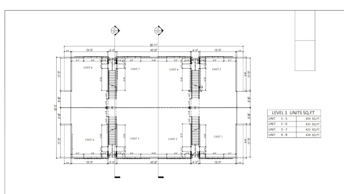 draft architectural floorplans planning and permit on revit