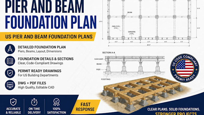 do pier and beam foundation plan us pier and beam foundation plans