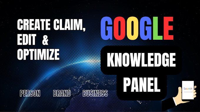 optimize google knowledge panel and knowledge graph for person or brand